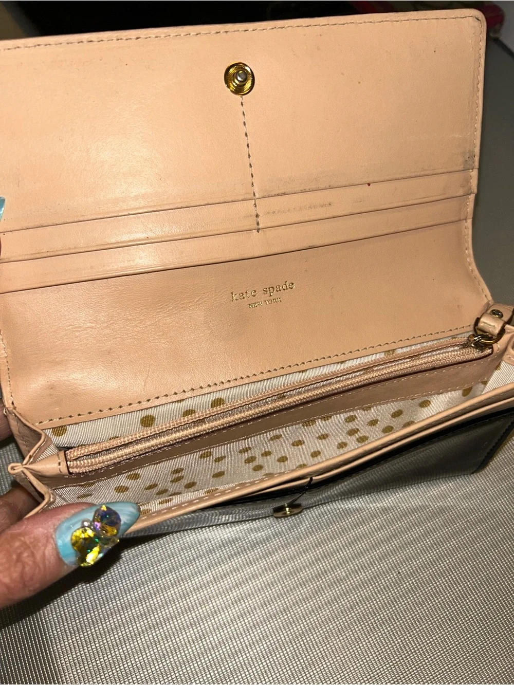 ✨REHAB✨ Kate Spade patent wallets